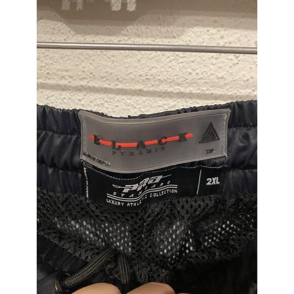 Brooklyn Nets Pants Mens 2XL Black White NBA Basketball Graphic Joggers Track - Picture 2 of 3